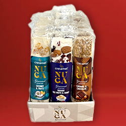 CRETAMEL NUGA GOURMET NOUGAT BAR YOGHURT COCONUT & CHOCOLATE