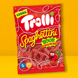 TROLLI SPAGHETTINI STRAWBERRY SOUR