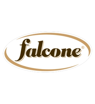 Falcone brand mark — European food supplied by Primo Foods
