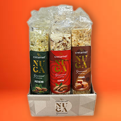 CRETAMEL NUGA GOURMET NOUGAT BAR ALMOND CARAMEL & PISTACIO