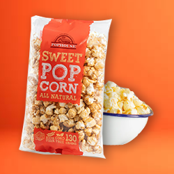 POPHOUSE SWEET POPCORN 130G