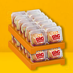 TROLLI BIG BURGER DISPLAY 2X12X50G